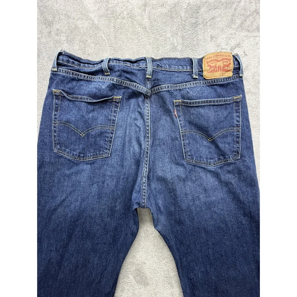 Levis‎ 505 Jeans Mens Measured 38x31 Blue Straight Regular Denim Zip Fly